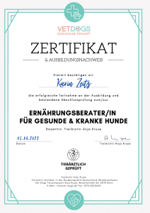 Zertifikat Karin Zeitz